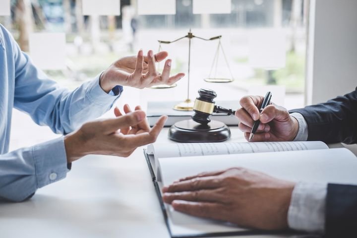 Consultation and conference of Male lawyers and professional bus
